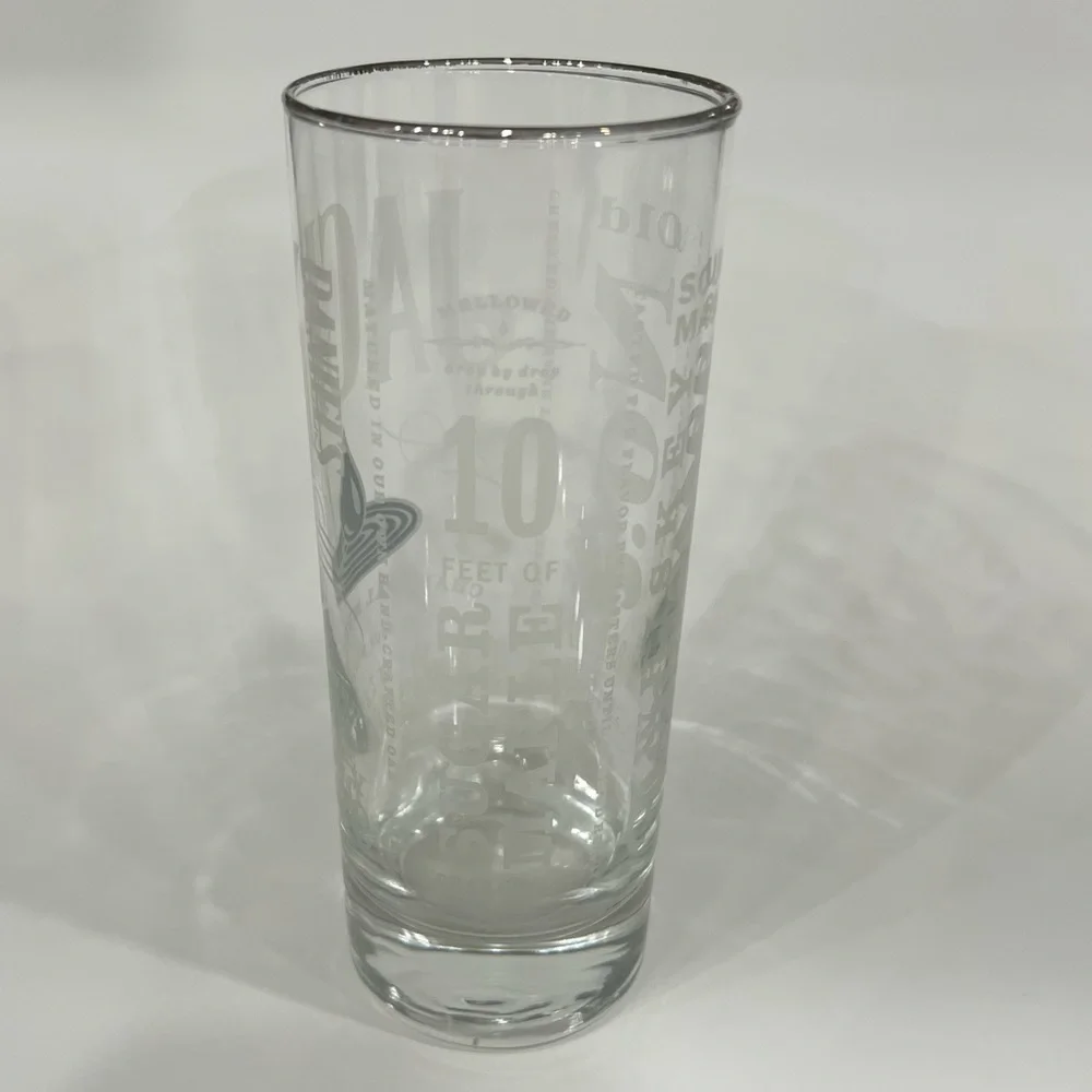 EUC Vintage Jack Daniels Old No 7 Whiskey Charcoal Mellowed Sour Mash Glass